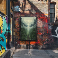 Journey Through The Misty Mountains Poster