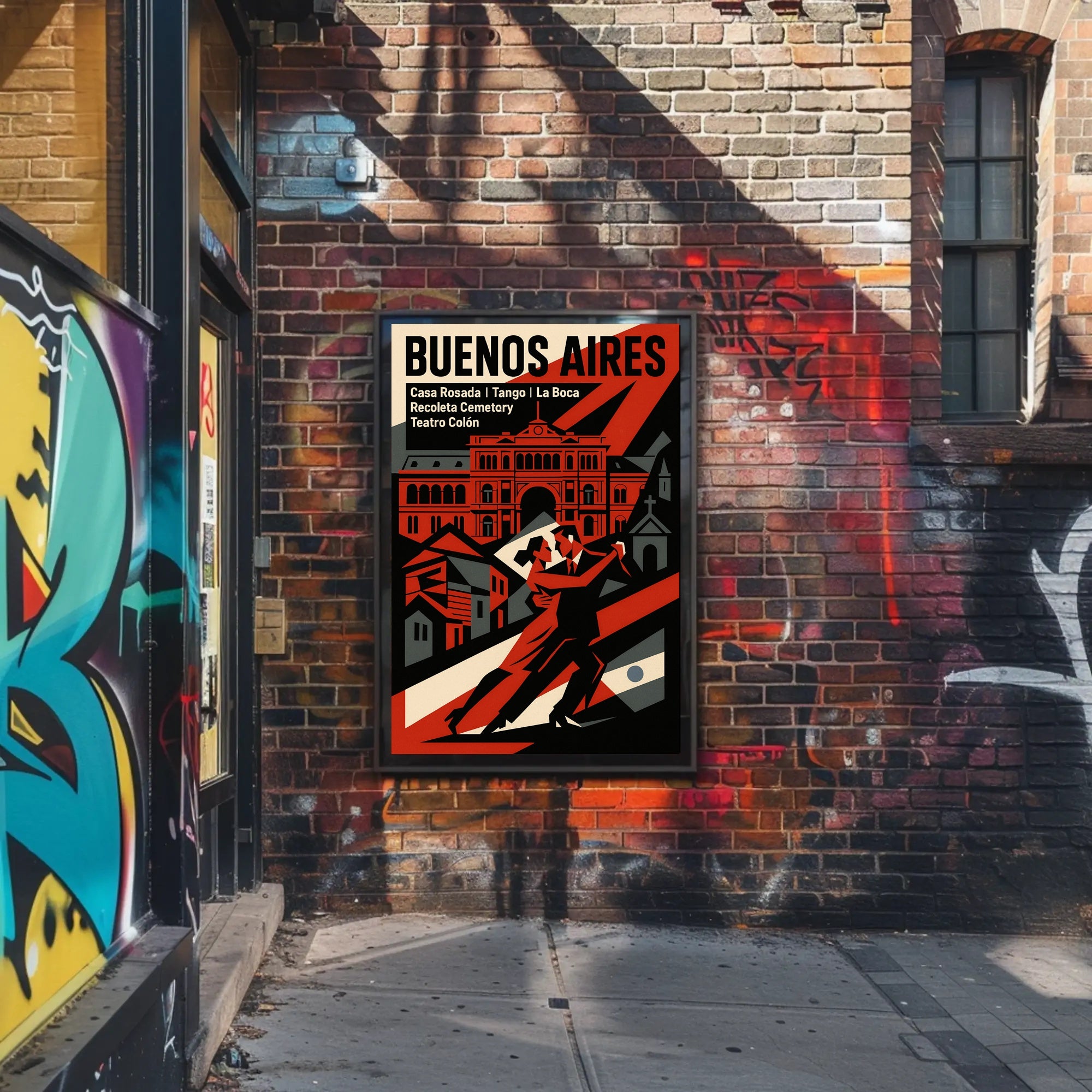 Buenos Aires Highlights Wall Art Print PosterGoat