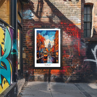 Dublin Autumn Vibrance: Urban or Cityscape Poster PosterGoat