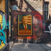 Trump 47th President Scenic Wanderlust Poster