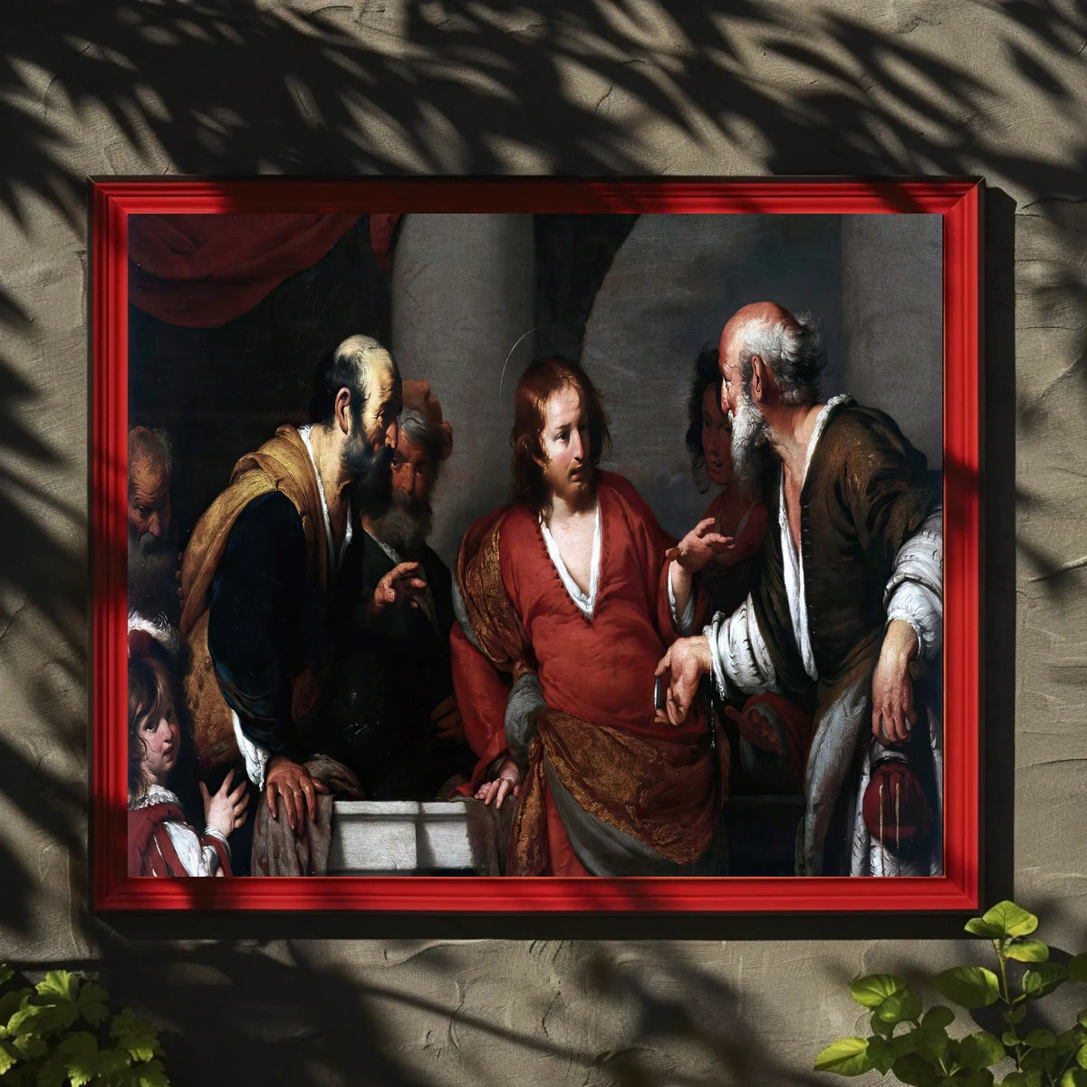 Baroque Masterpiece Scene Historical or Presidential Poster