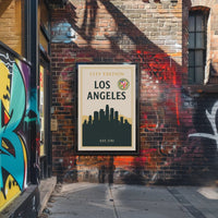 Los Angeles City Edition Poster PosterGoat