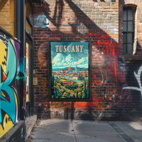 Scenic Tuscany Landscape Poster