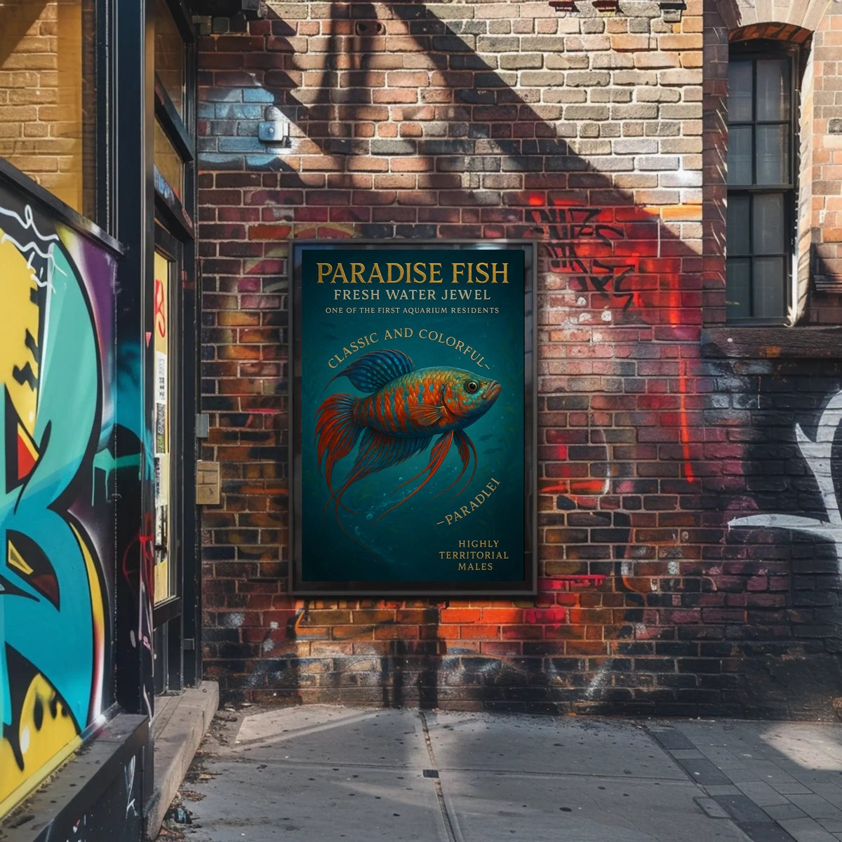 Paradise Fish Fresh Water Jewel Poster