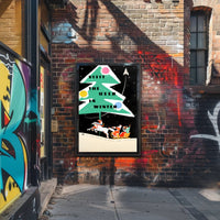 Visit the USSR in Winter Travel Poster PosterGoat