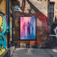 Gothic Dreamscape Watercolor Abstract Artistic Poster