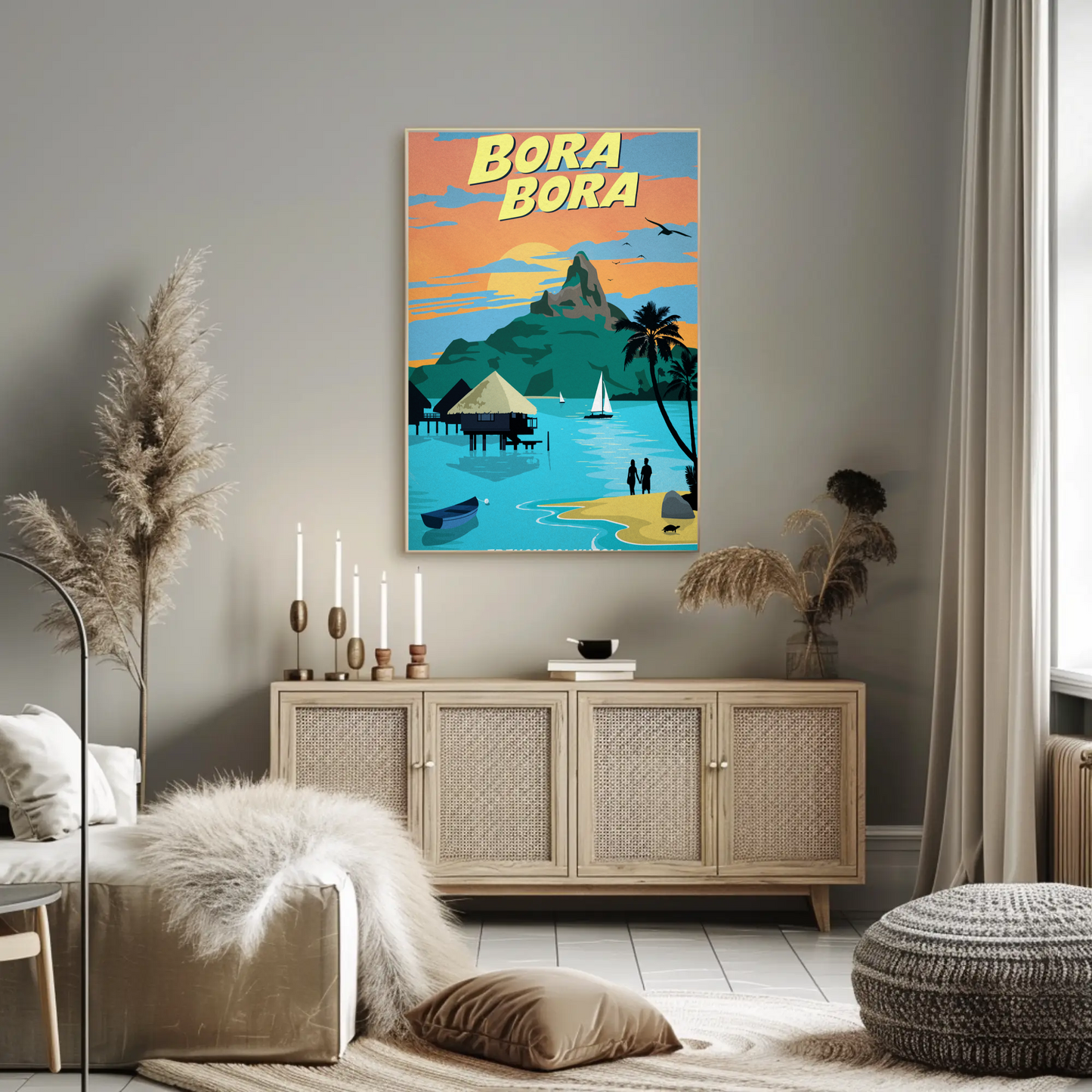 Bora Bora Travel Poster