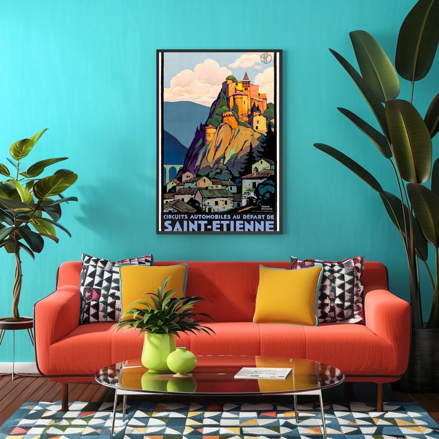 Saint-Étienne, France Poster