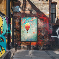 Colorful Balloon Festival Poster