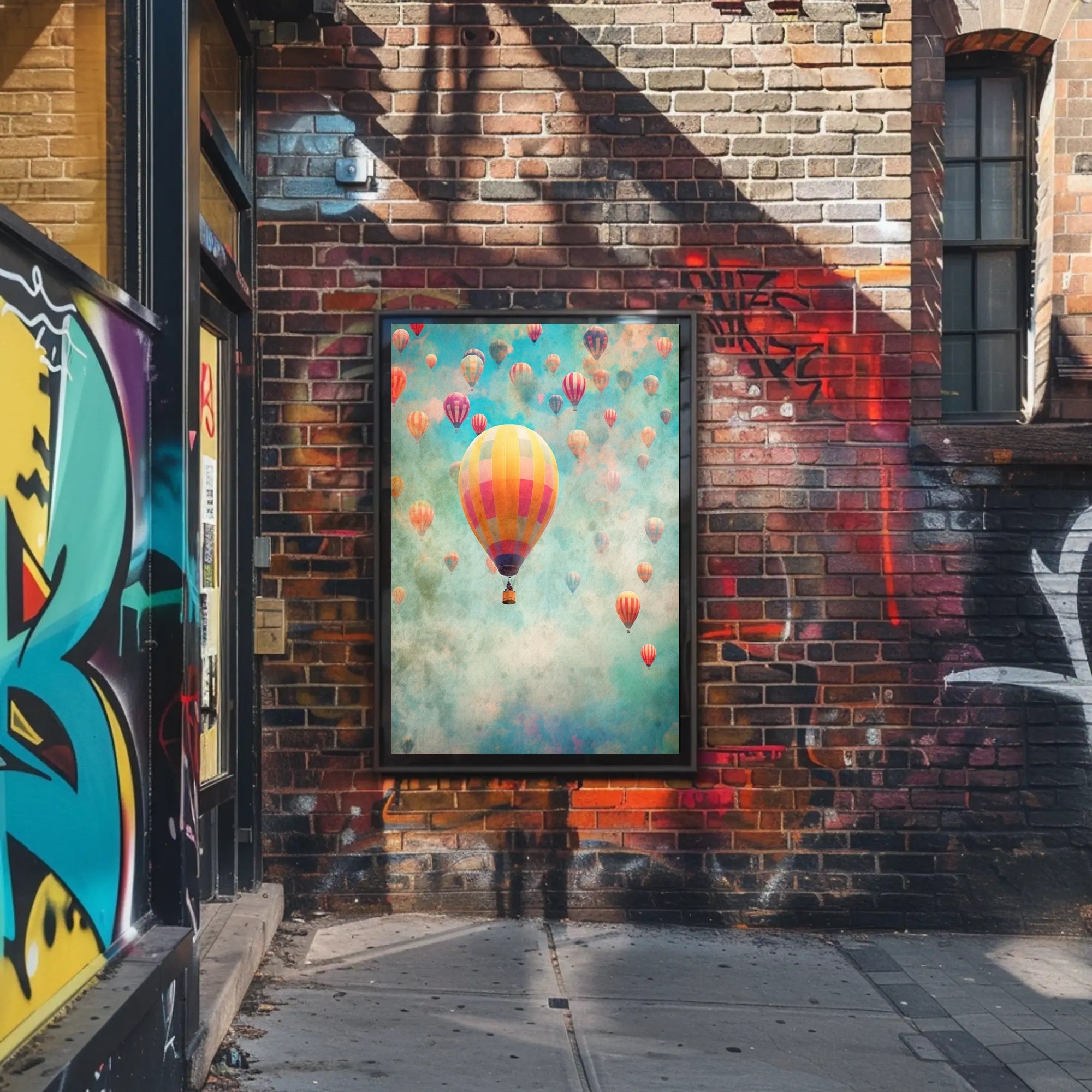 Colorful Balloon Festival Poster