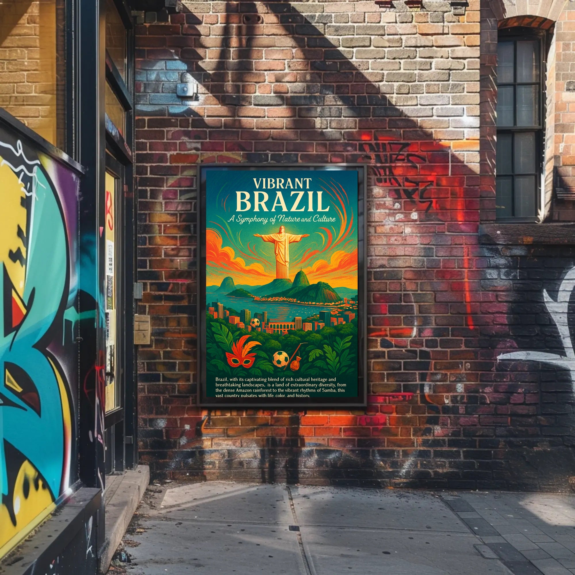 Vibrant Brazil A Symphony Of Nature And Poster