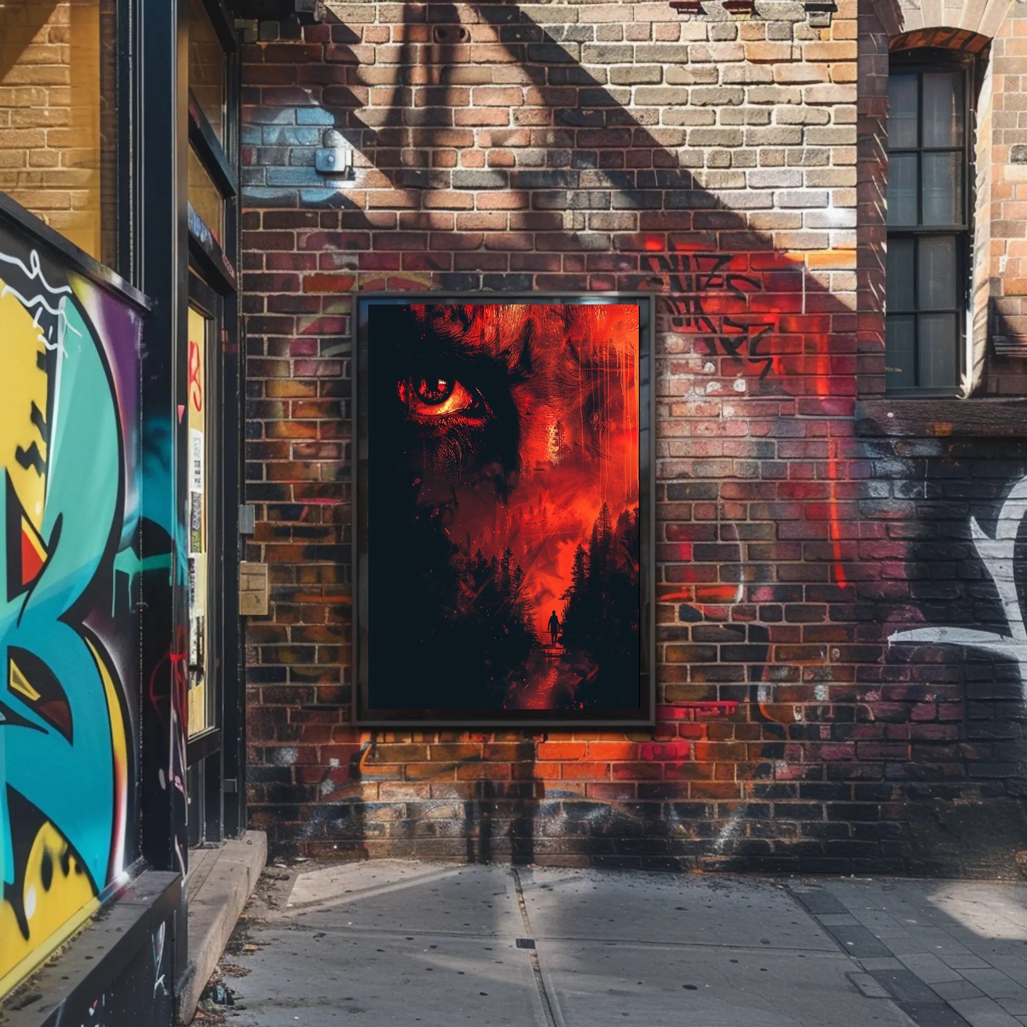 Dramatic Eye Wilderness Art: Fantasy or Mythology Poster PosterGoat