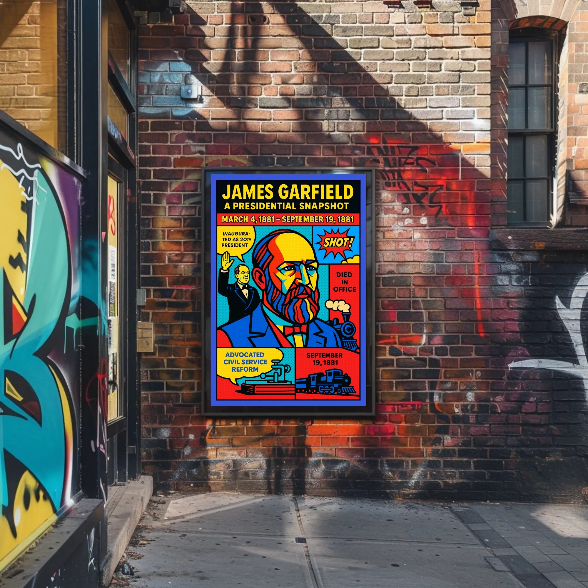 James Garfield 20th President Poster PosterGoat