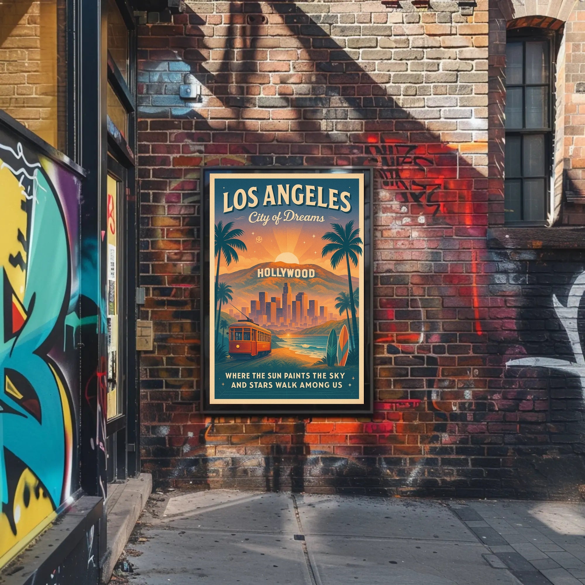 Los Angeles Dreamscape Travel Poster