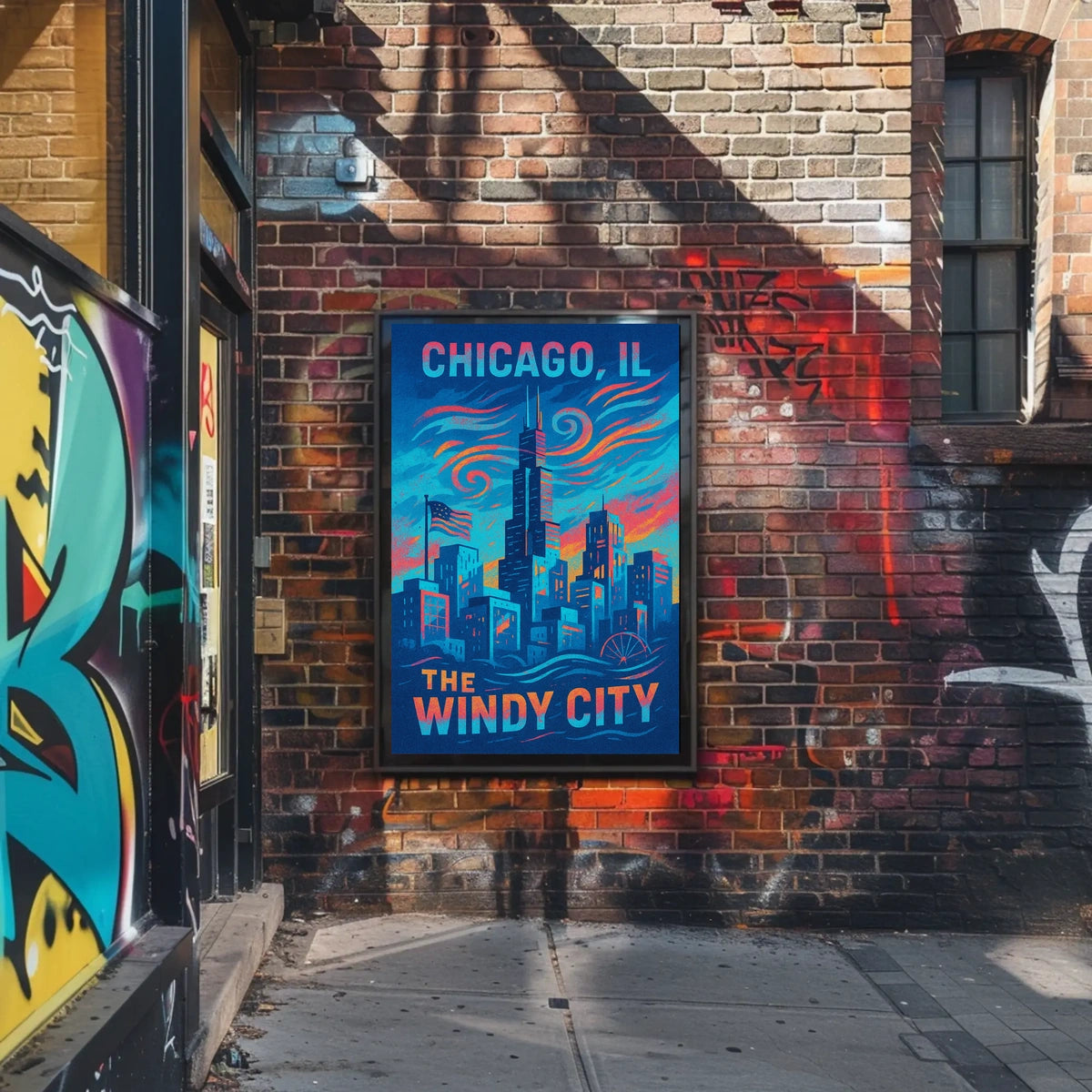 Chicago, IL The Windy City Poster