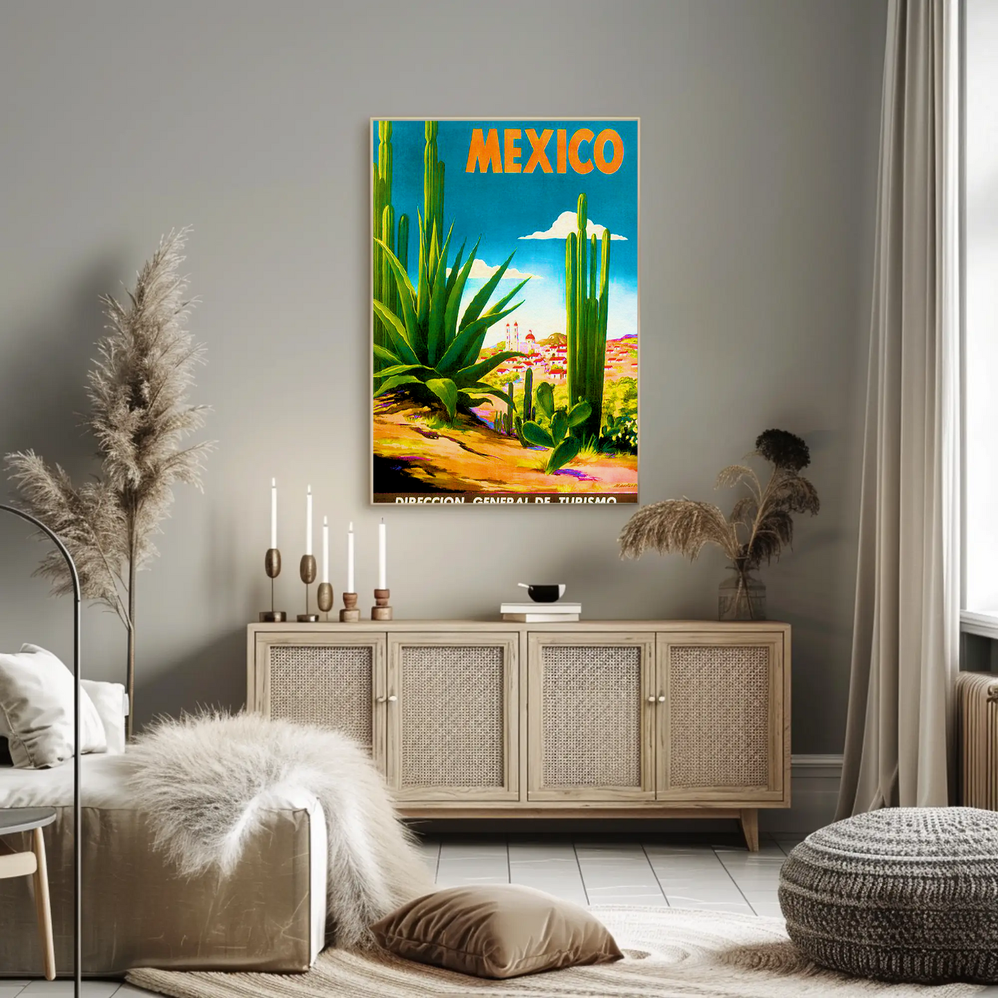 Vintage Mexico Travel Poster