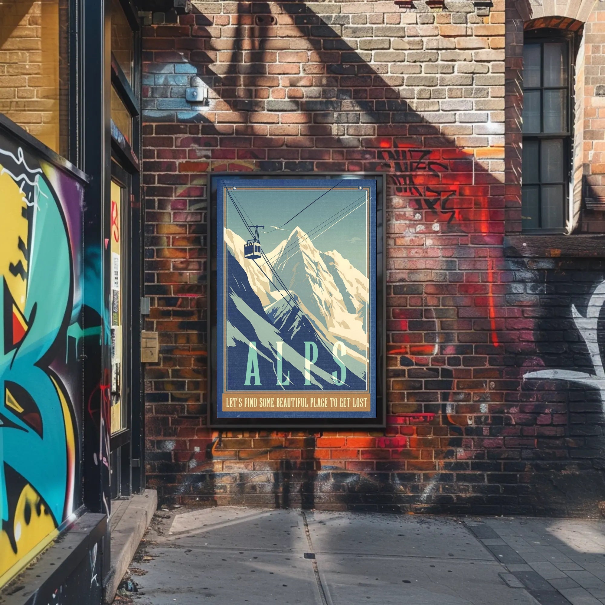 Discover the Alps Poster