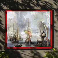 Maritime Harbor Scene Classic Historical Poster