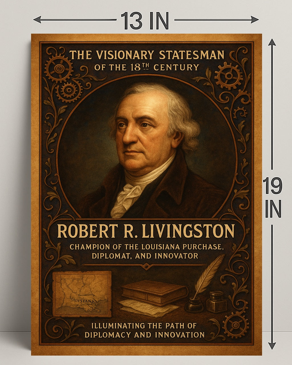 Robert R. Livingston Visionary Statesman Poster PosterGoat