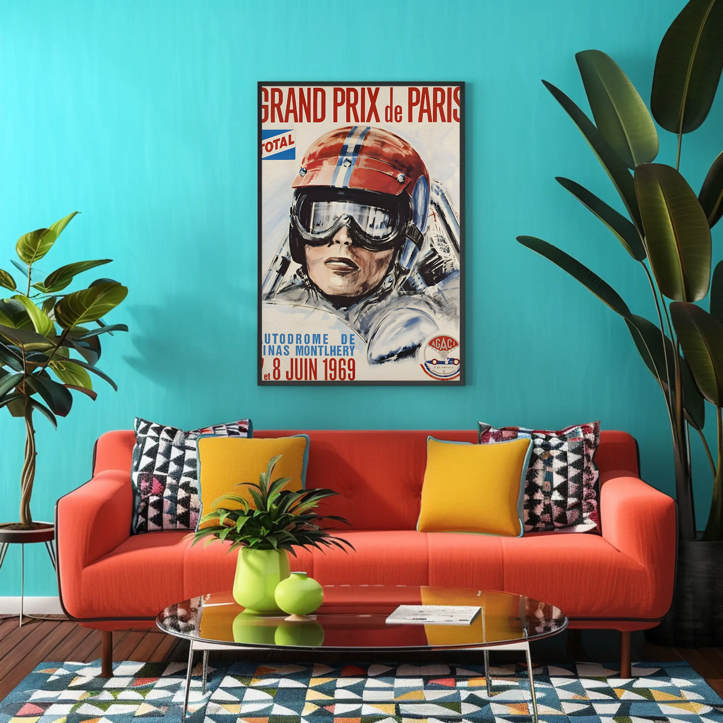Grand Prix de Paris – 1969 Motor Race Poster