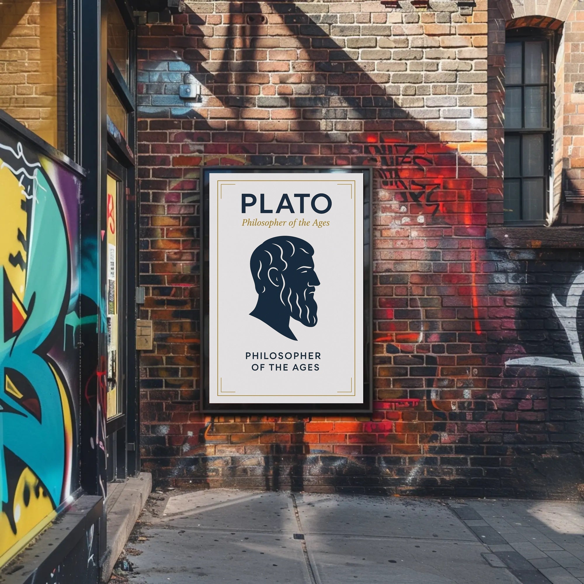 Plato Philosopher of the Ages Poster PosterGoat