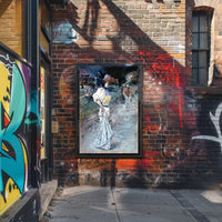 Elegance in the Evening: Cultural Fusion Watercolor Poster