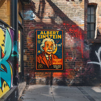 Einstein Relativity Vintage Scholar Poster