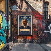 Barack Obama portrait art: Historical or Presidential Poster