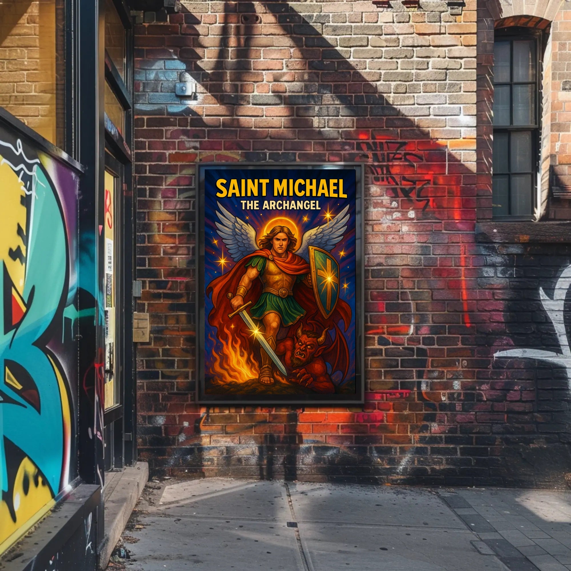 Saint Michael the Archangel Poster PosterGoat
