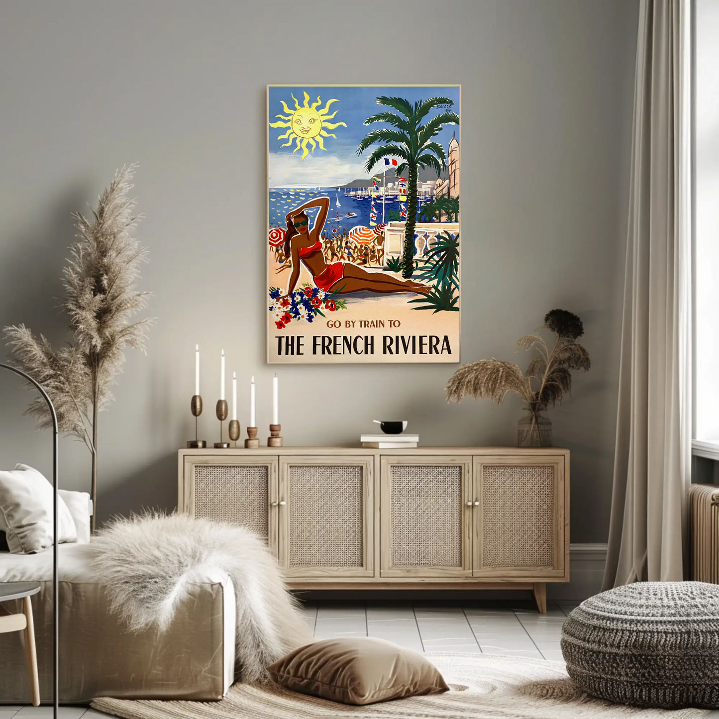 The French Riviera SNCF Travel Poster (1955)