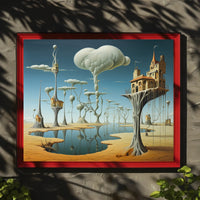 Whimsical Surreal Landscape Art Fantasy or Mythology Poster