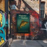 Guardians of the Deep Walleye Animal Poster
