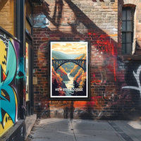 New River Gorge National Park Vintage Poster