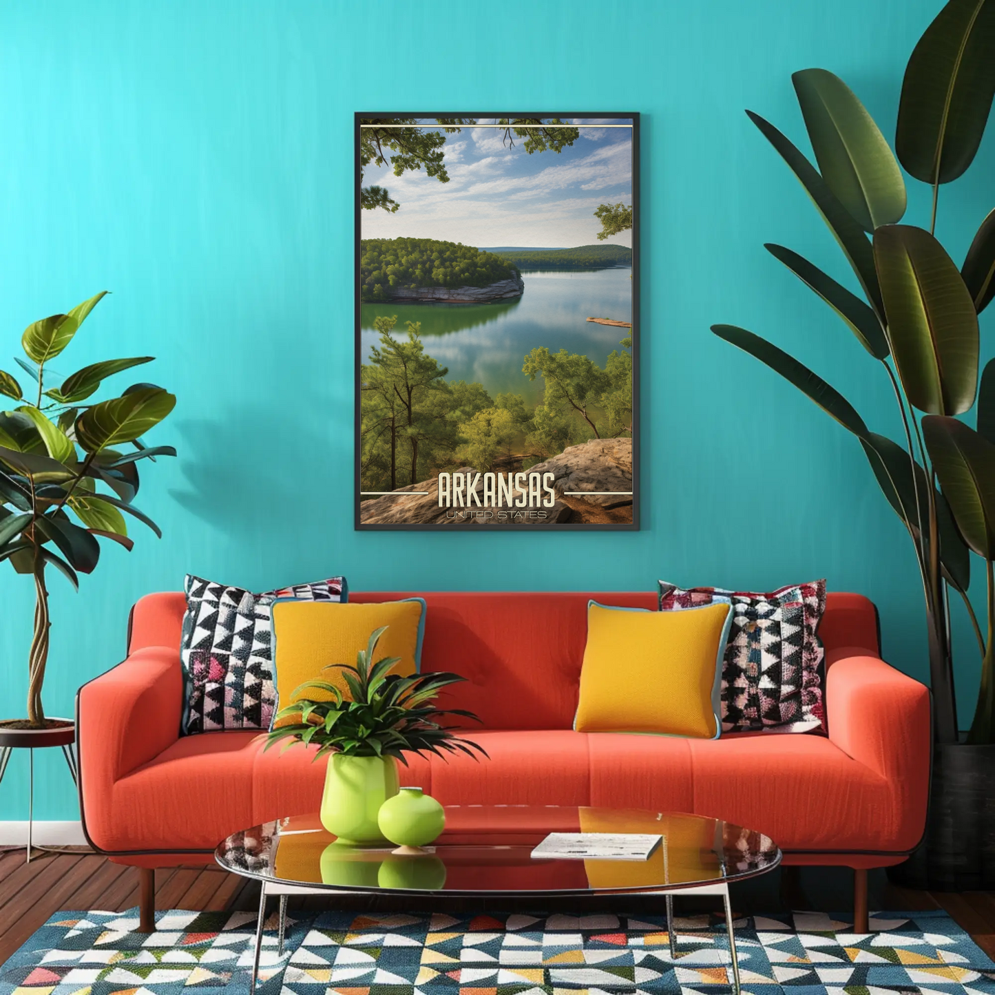 Arkansas Vintage Poster