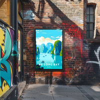 Ha Long Bay Seascape Exploration Travel Poster