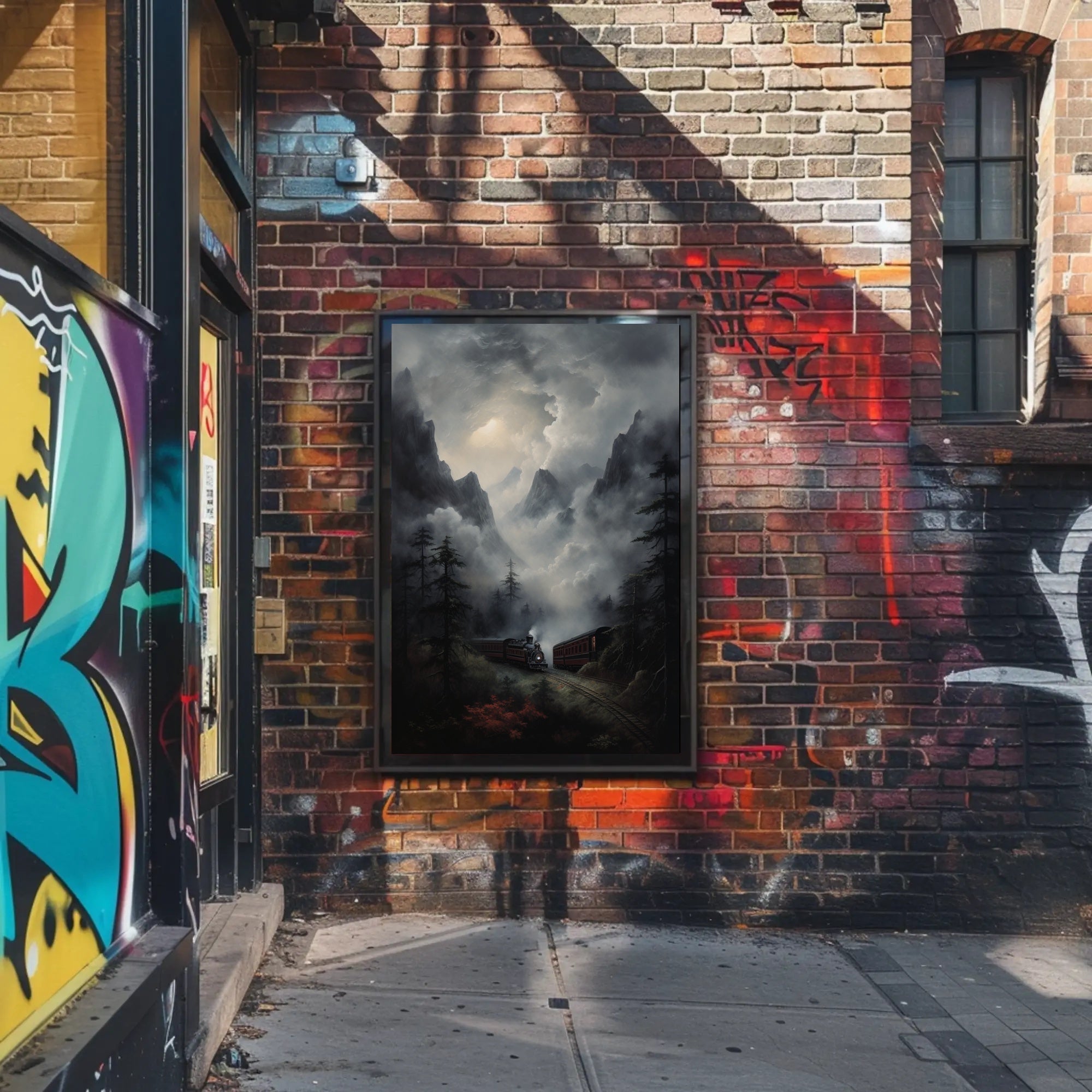 Journey Through The Misty Mountains Poster PosterGoat