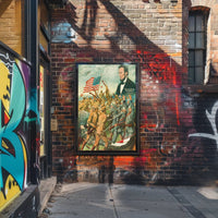Patriotic African American Soldiers WWI Historical or Presidential Poster