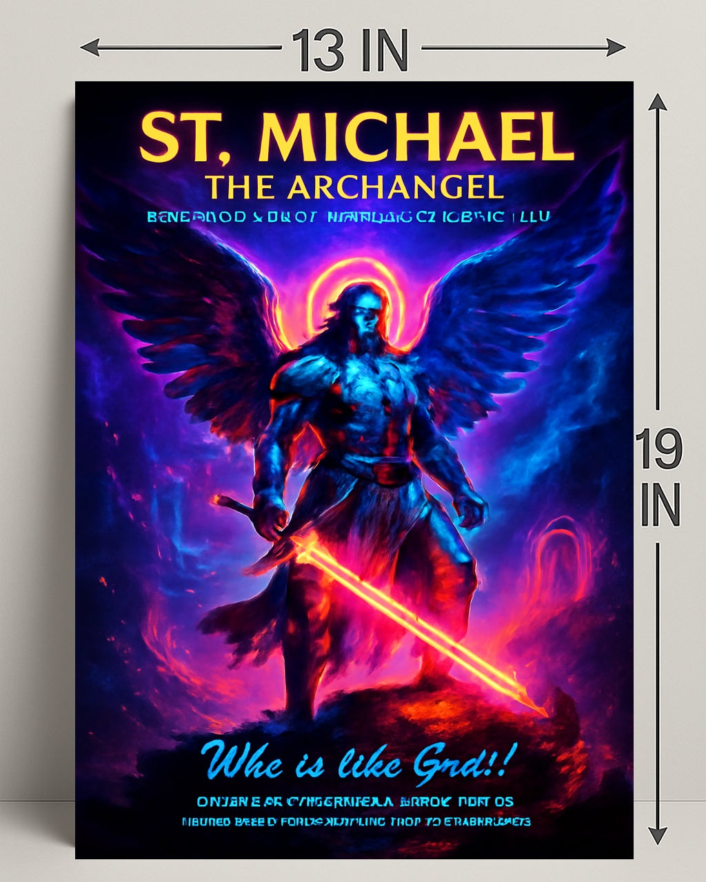 St. Michael the Archangel Poster PosterGoat
