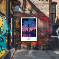 Big Ben Twilight London Urban or Cityscape Poster