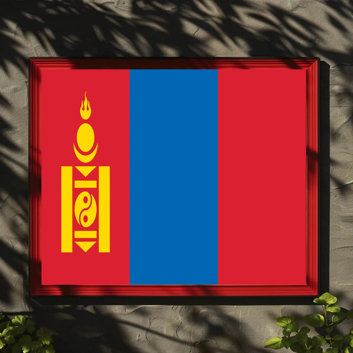 Mongolia Flag Poster