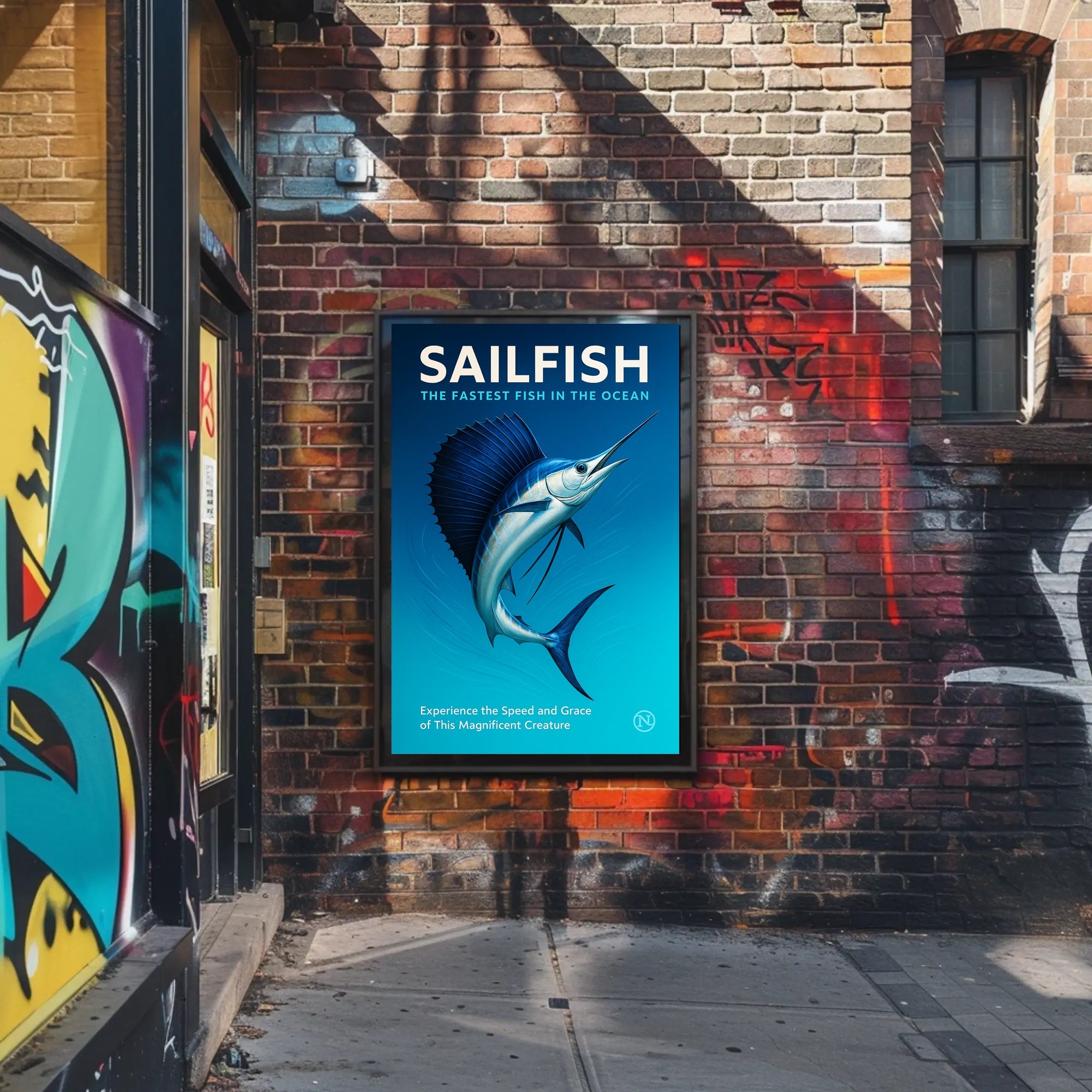 Sailfish The Fastest Fish in the Ocean Poster PosterGoat