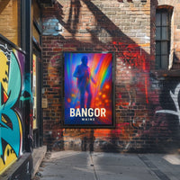 Bangor Maine Vibrant Tribute Wanderlust Poster