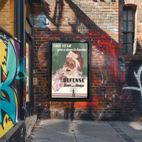 Santa Encourages Investment in America Poster PosterGoat