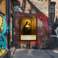 Saint Rita of Cascia Poster PosterGoat