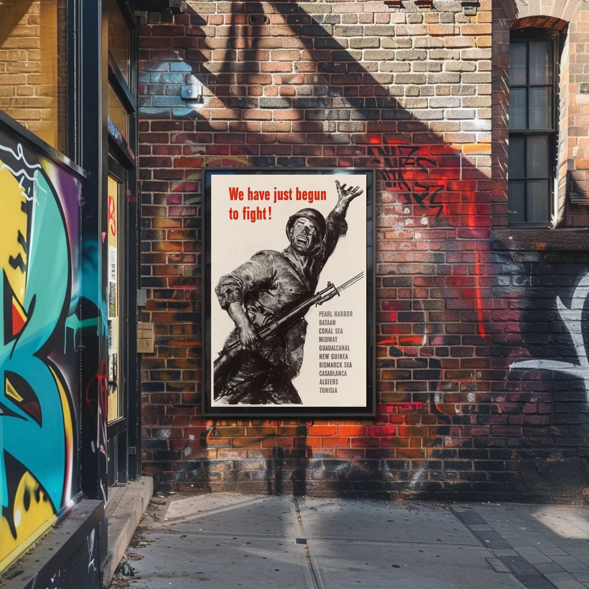 We Have Just Begun to Fight Poster PosterGoat