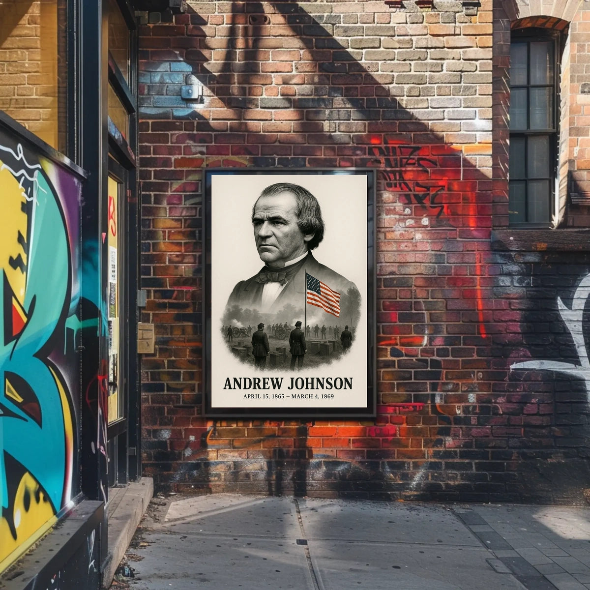 Andrew Johnson 17th President of the United States Reflections Poster