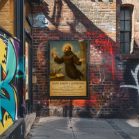 Saint Joseph of Cupertino Religious Levitation Heritage Poster