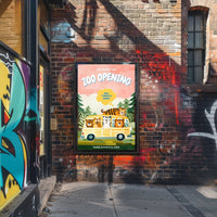 Zoo Opening Announcement Poster PosterGoat