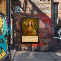 Saint Maria Goretti Religious Heritage Tribute Poster
