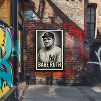 Babe Ruth Baseball Legend Poster